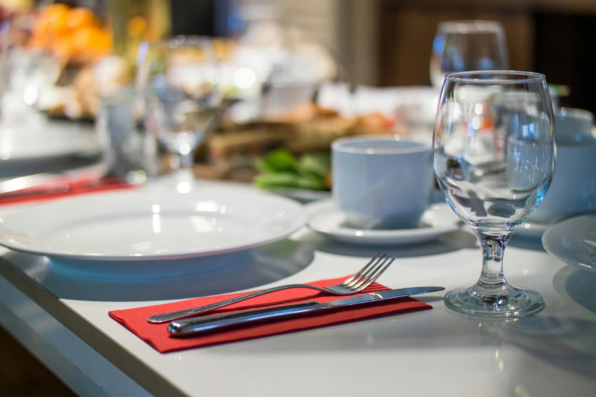 Mesa decorada